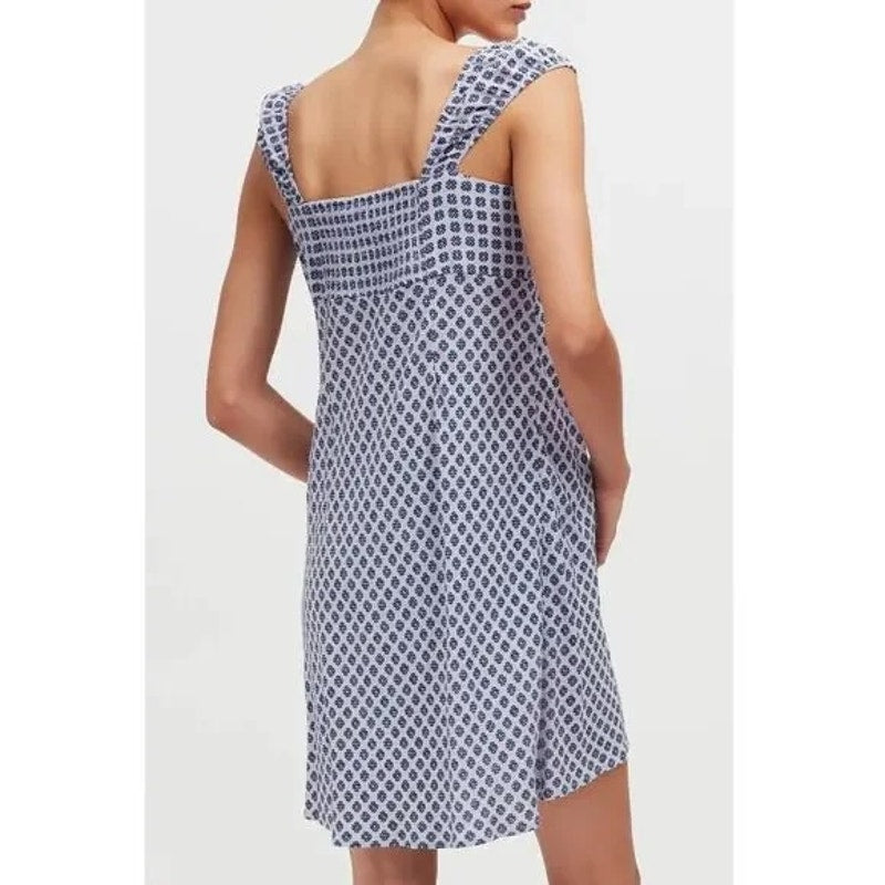 Madewell Cap Sleeve Button Up Mini Dress Washed Lavender Purple 14