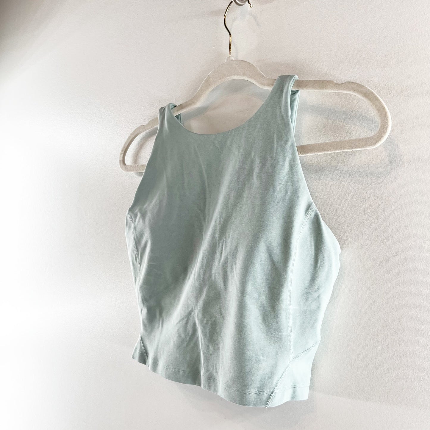 Lululemon Align High-Neck Cropped Yoga Tank Top Delicate Mint Green 6