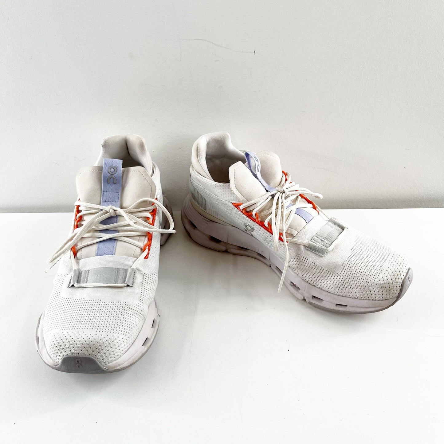 On Cloud Cloudnova Swiss Running Shoes Sneakers White Glacier 9