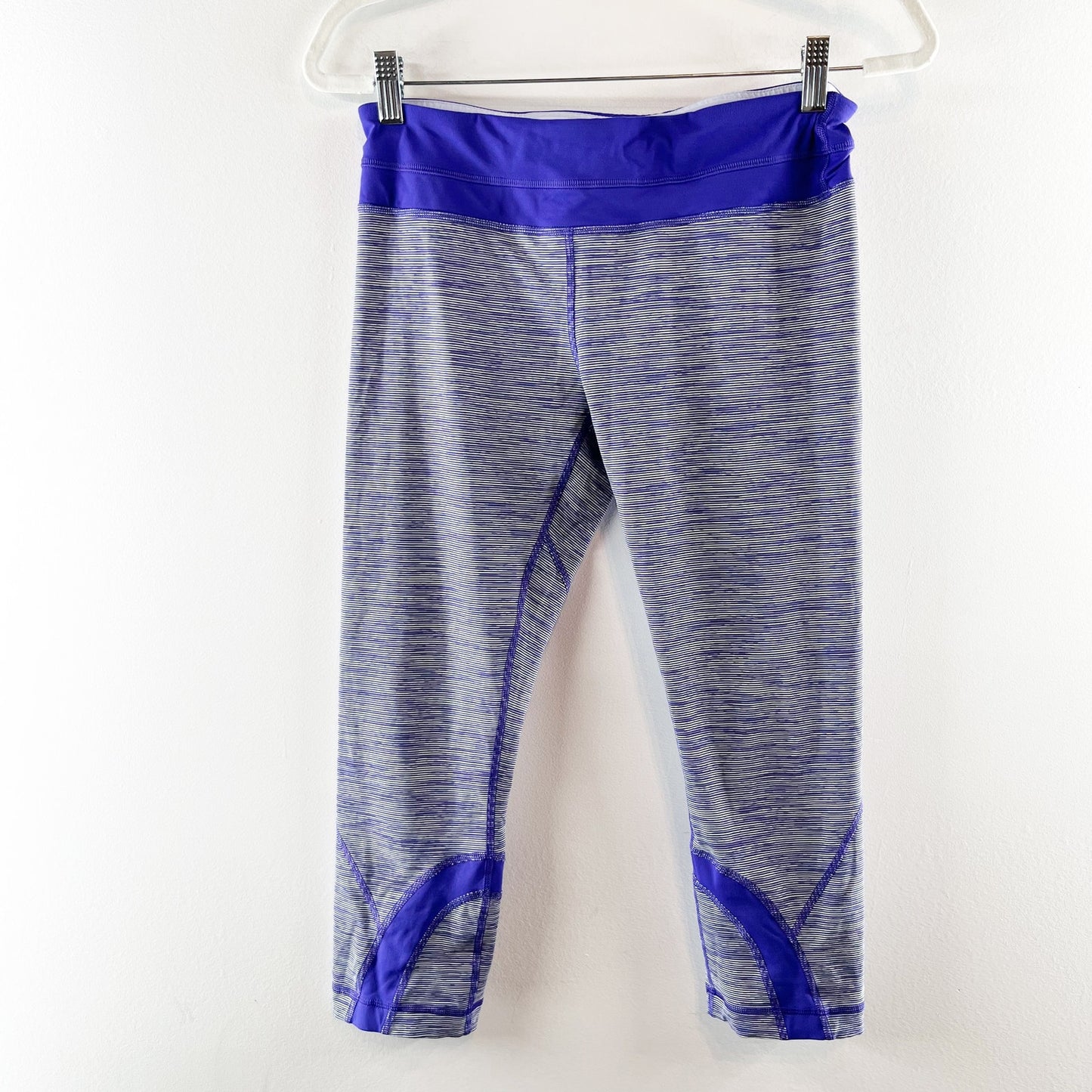 Lululemon Run: Inspire Crop II All Luxtreme Active Legging Space Bruised Berry 8