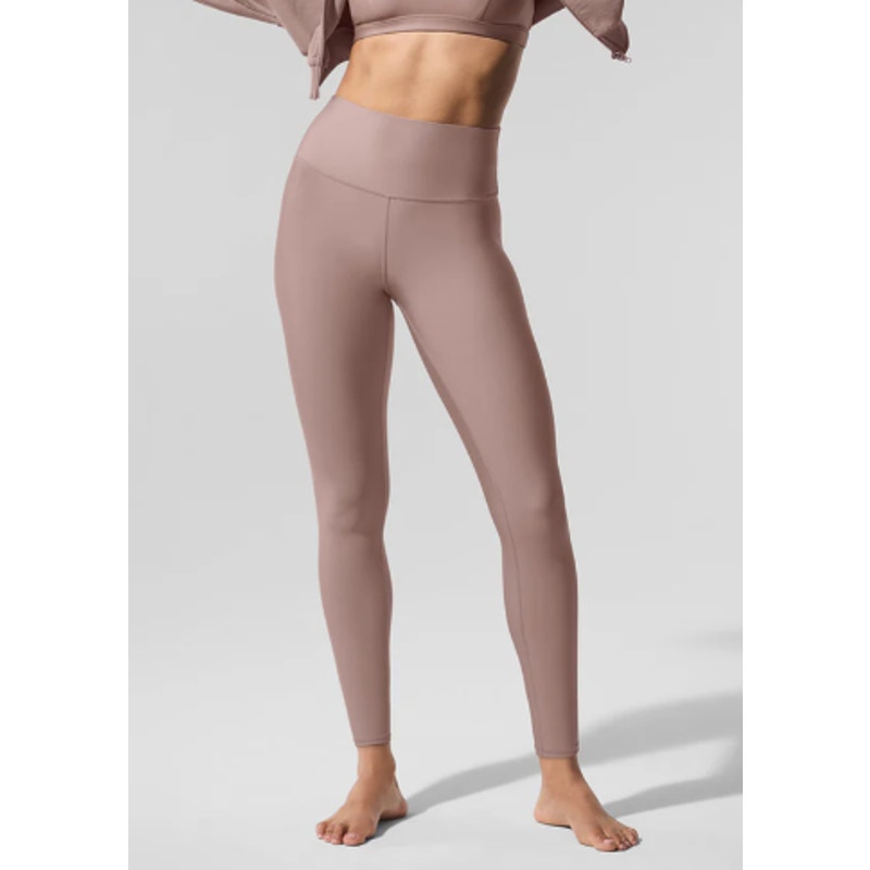 Alo 7/8 High-Waist Airlift Leggings Taupe Tan Small