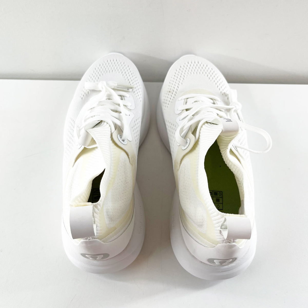 Lululemon Chargefeel Mid White High Top Workout Shoes 7.5