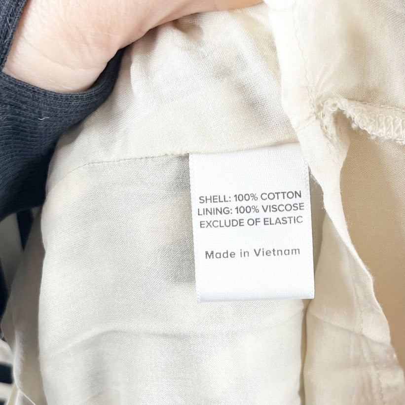 Evereve Cecilia Striped Sleeveless Smocked Maxi Dress Black White Medium