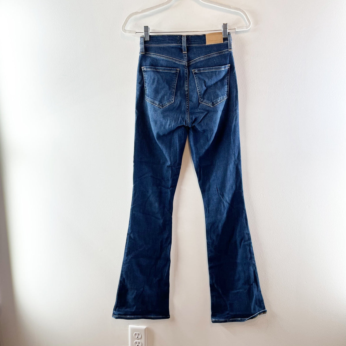 Citizens of Humanity Lilah High Rise Flare Jeans Dark Wash Blue 24