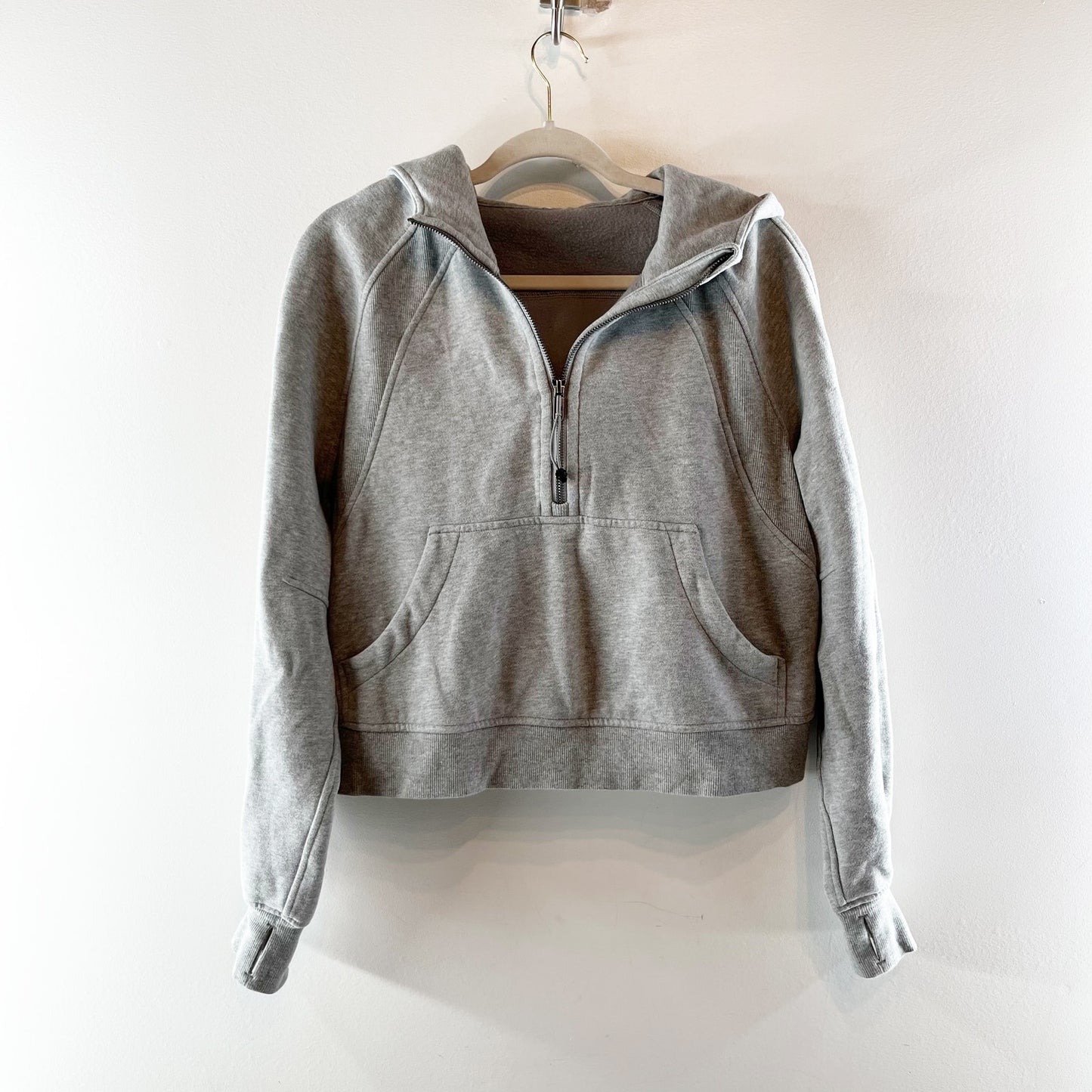 Lululemon Scuba Oversized Half-Zip Hoodie Heathered Core Medium Grey M / L