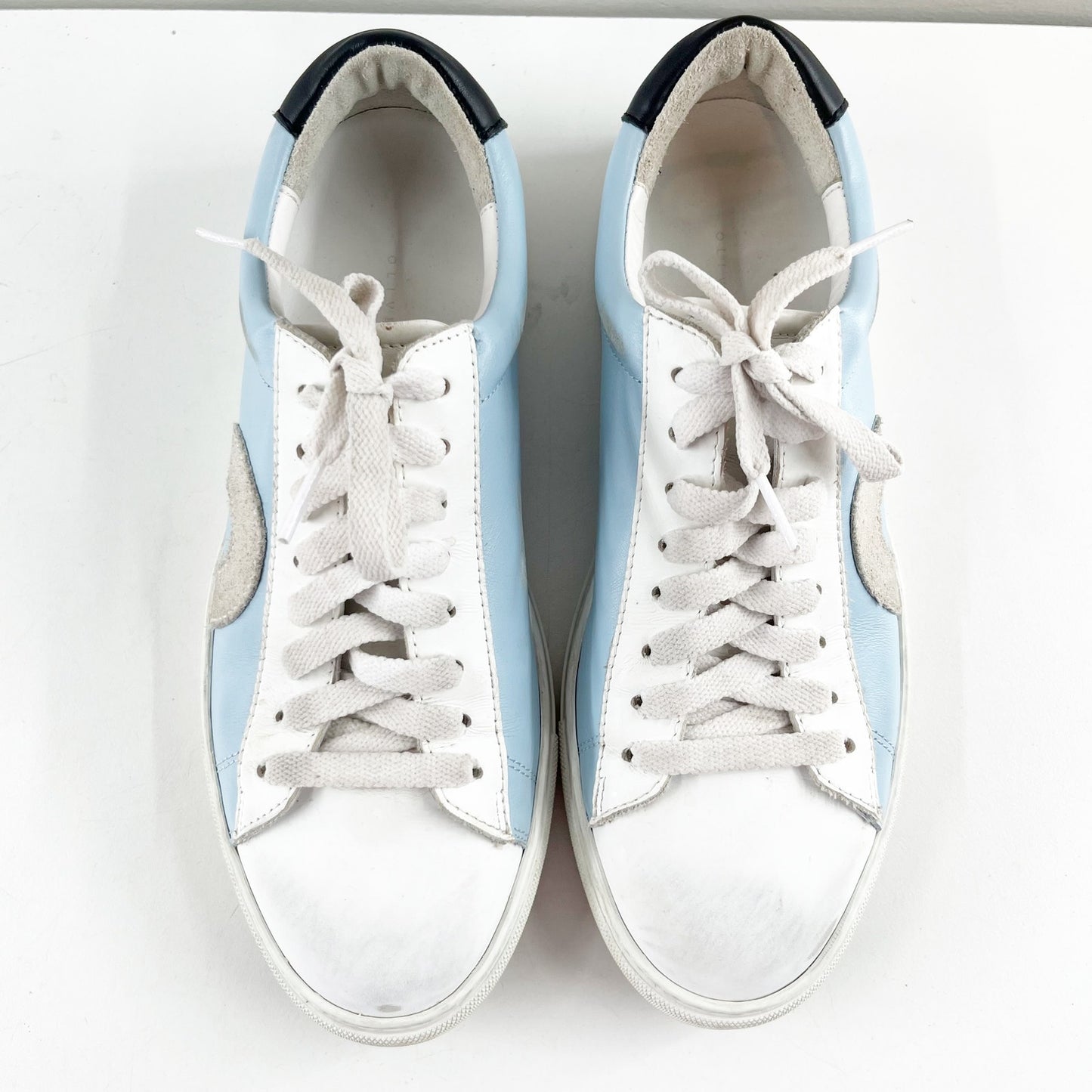 Oliver Cabell Low 1 Reverse Arctic Yin Yang Sneakers Light Blue White 37 / US 7