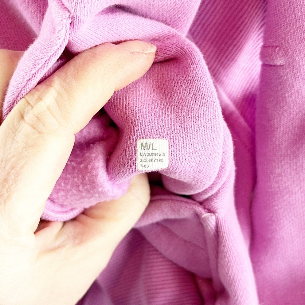 Lululemon Scuba Oversized Half-Zip Hoodie Sweatshirt Pink Purple M / L