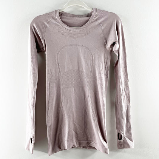 Lululemon Swiftly Tech Long Sleeve Crew Neck Shirt Dusty Purple 4