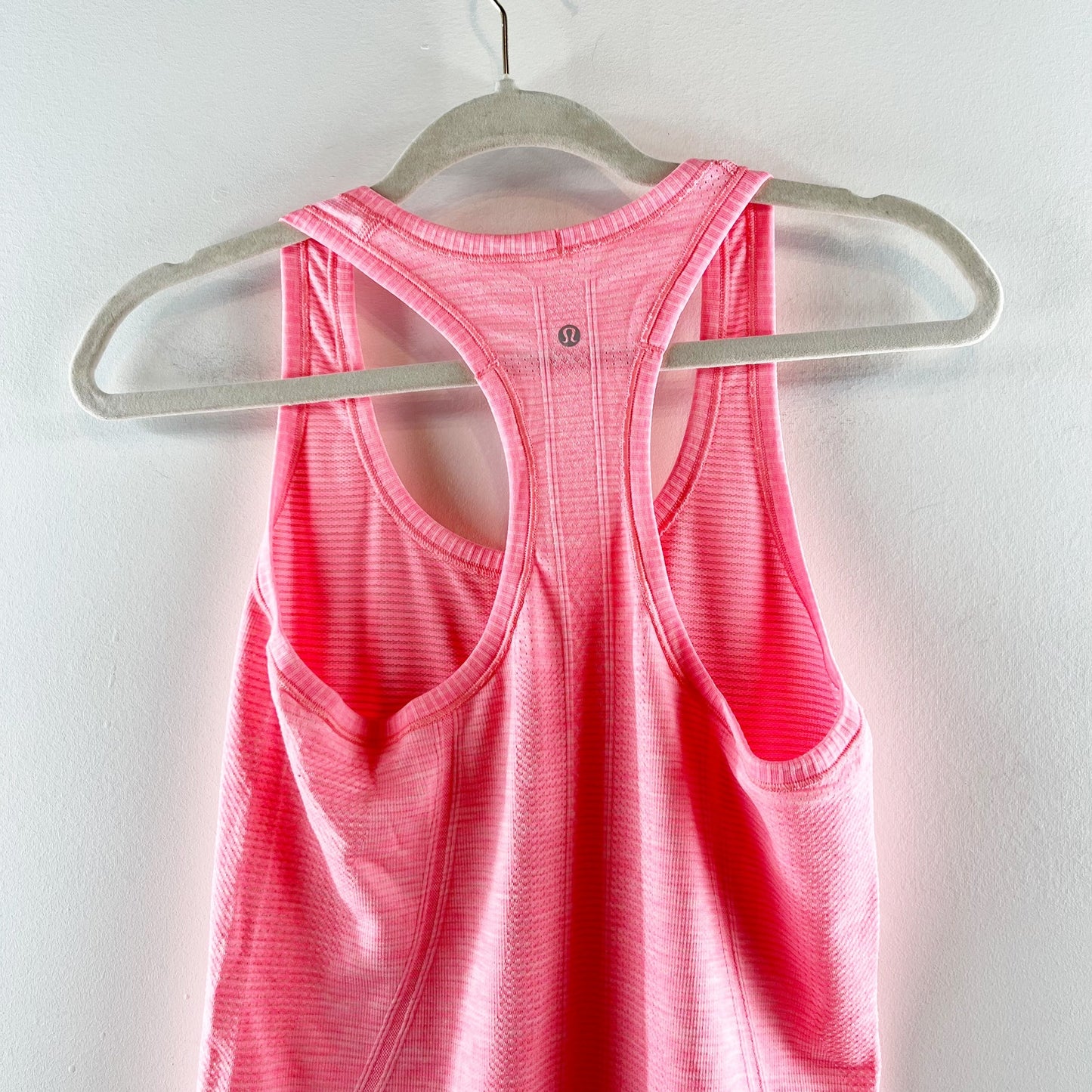 Lululemon Run: Swiftly Tech Racerback Tank Top Heathered Neon Pink 6