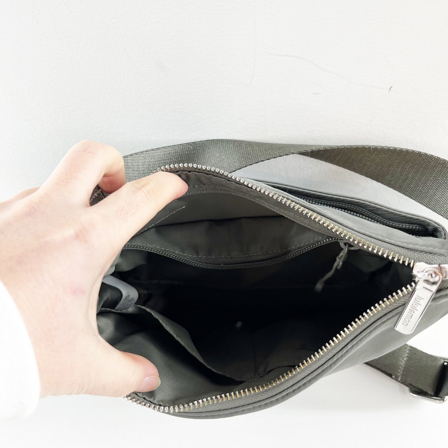 Lululemon Mini Adjustable Shoulder Bag Purse 3L Sage Green