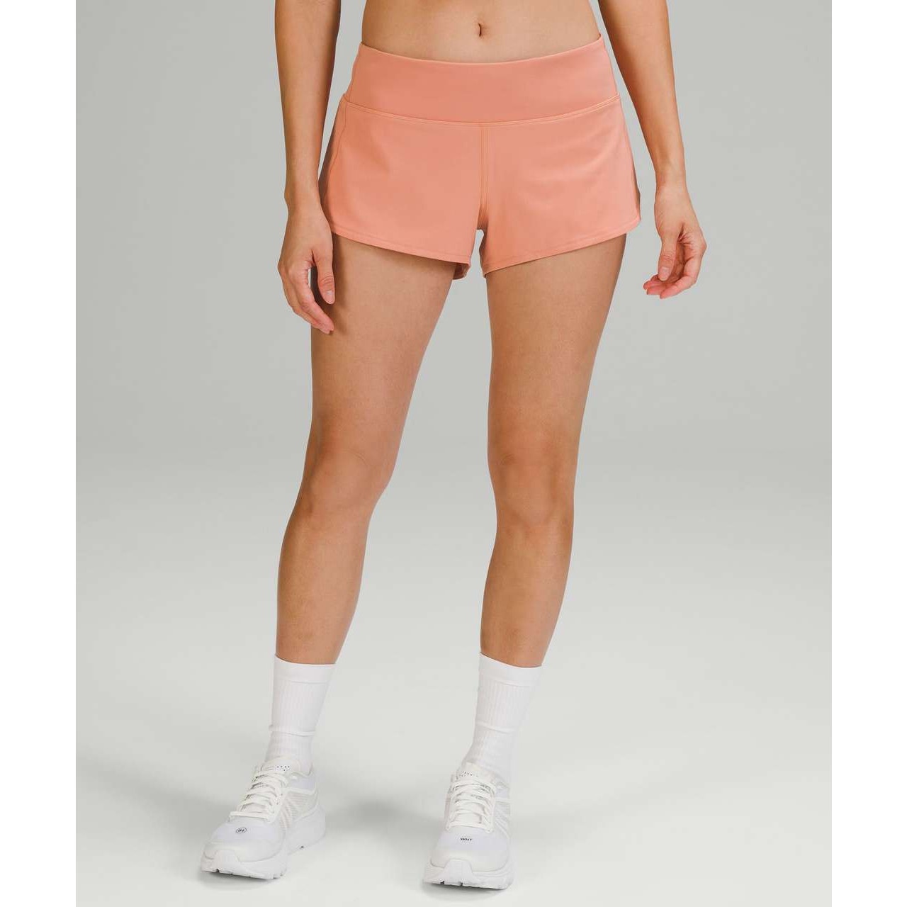 Lululemon Speed Up Low-Rise Short 2.5" Pink Savannah 4