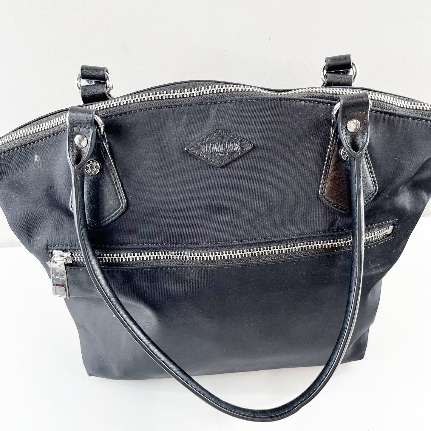 MZ Wallace Chelsea Nylon Tote Bag Black