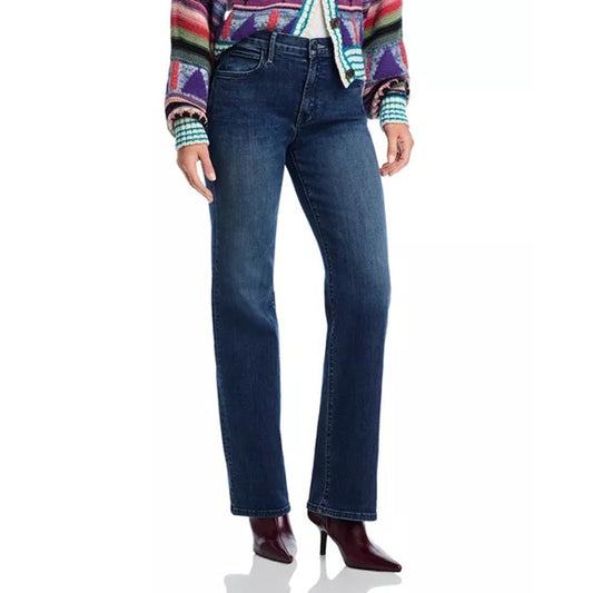 Mother Lil' Kick It Petite Bootcut Jeans in I Put A Spell On You Blue 32 / 14