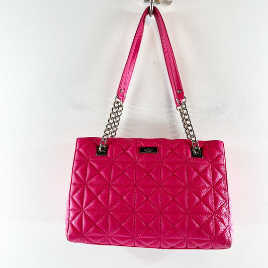 Kate Spade Sedgewick Place Phoebe Chain Strap Quilted Bag Purse Pink