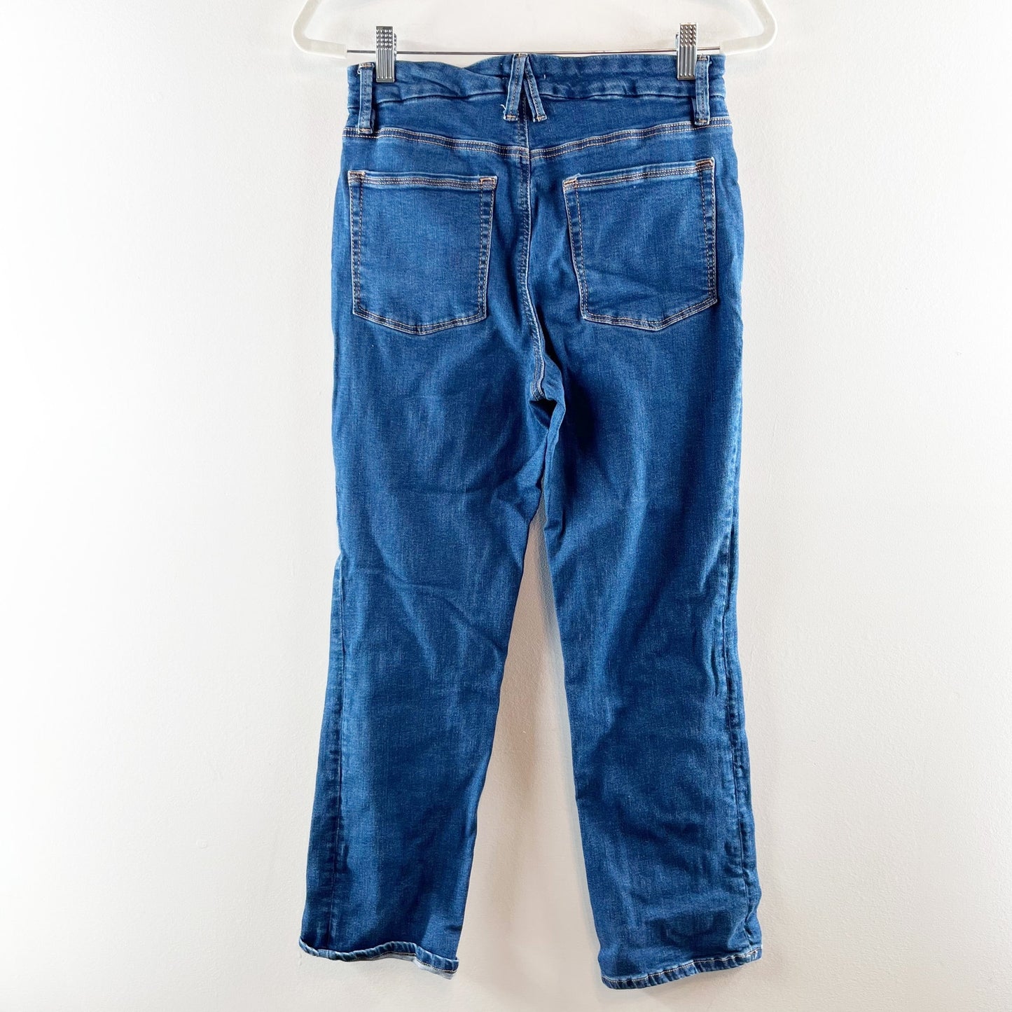 Good American High Rise Good Legs Straight Leg Jeans Blue007 10 / 30