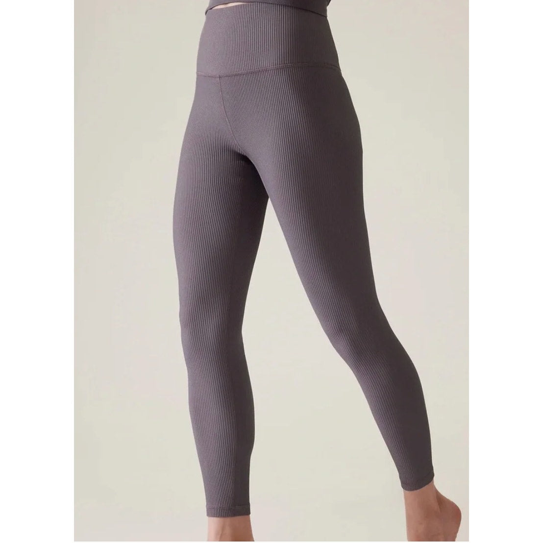Athleta Elation Ultra High Rise Rib Tight Leggings Purple Plus 1X