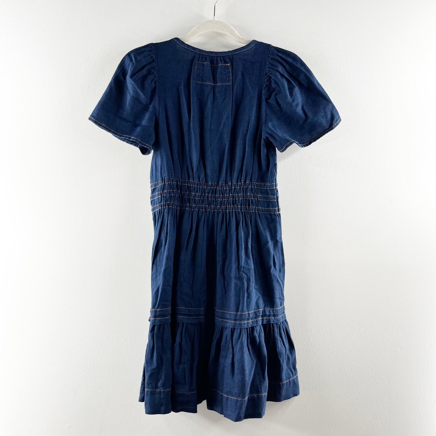Anthropologie The Somerset Mini Dress Denim Edition Blue XXS