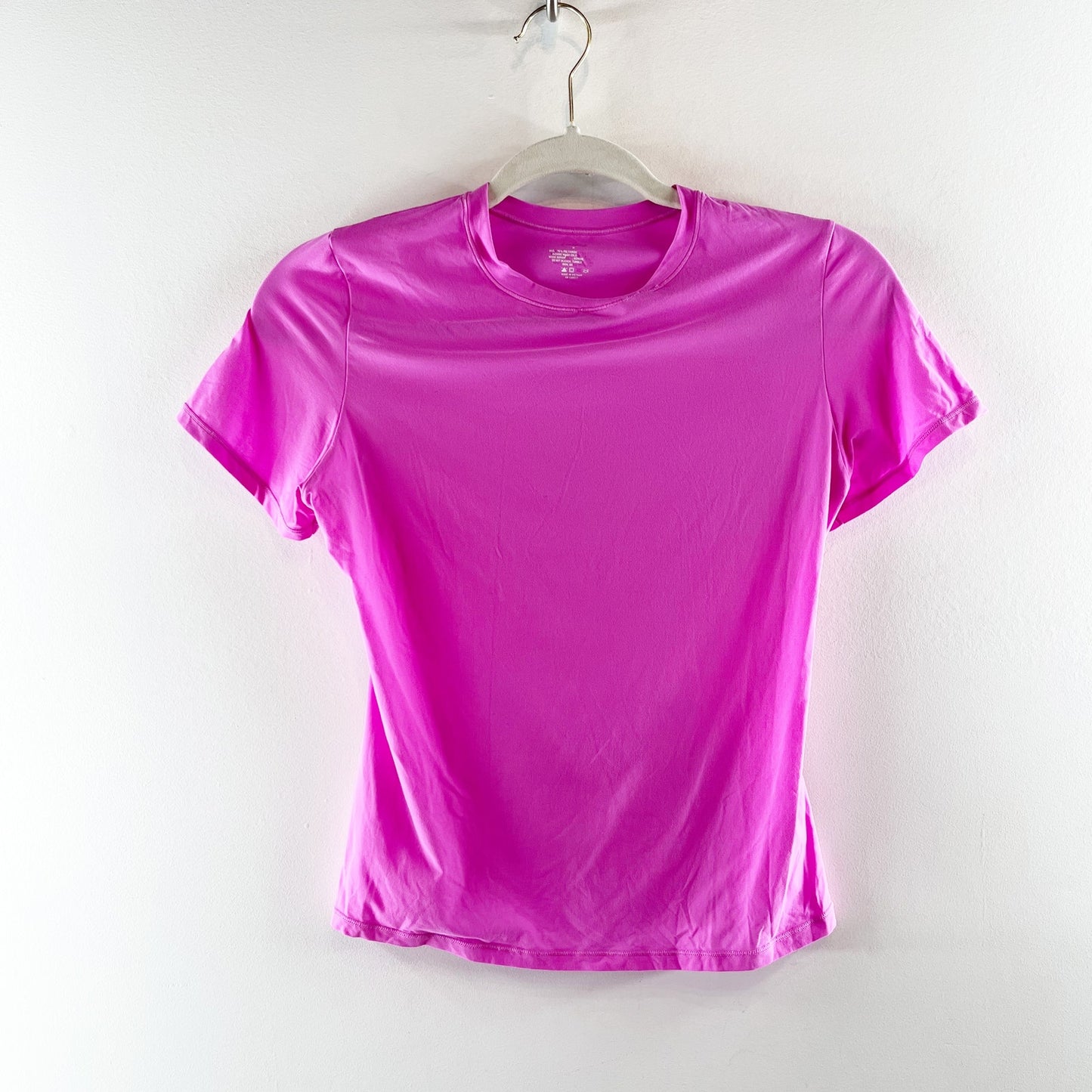 Skims Fits Everybody Crewneck Short Sleeve T-Shirt Pink Medium