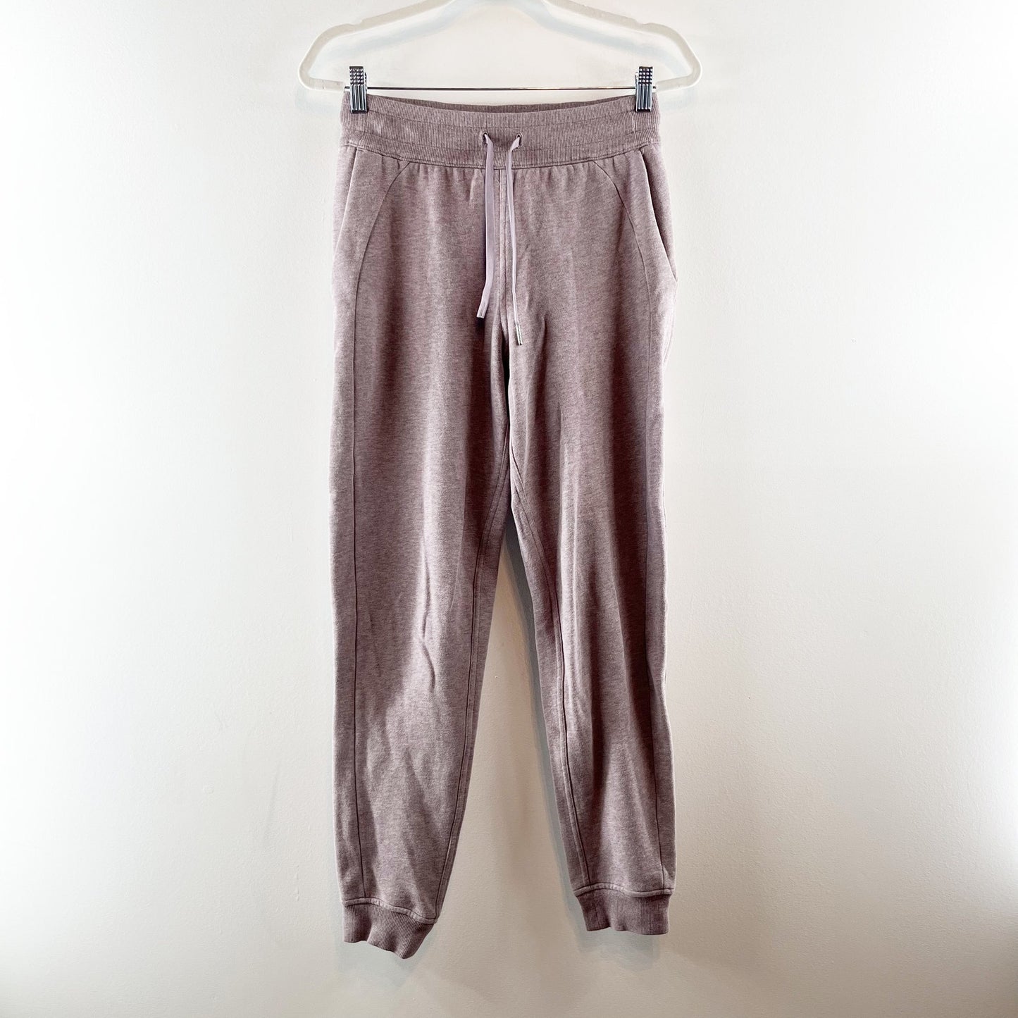 Lululemon Scuba Jogger Fleece Sweatpants Heathered Violet Verbena Purple 6