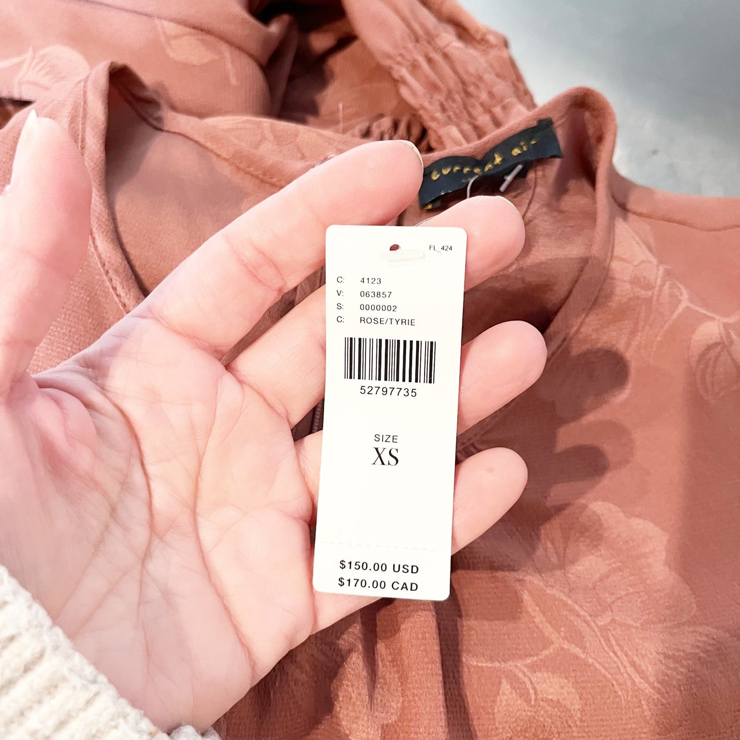 Current Air by Anthropologie Castille Jacquard Satin Wide leg Jumpsuit Pink XS