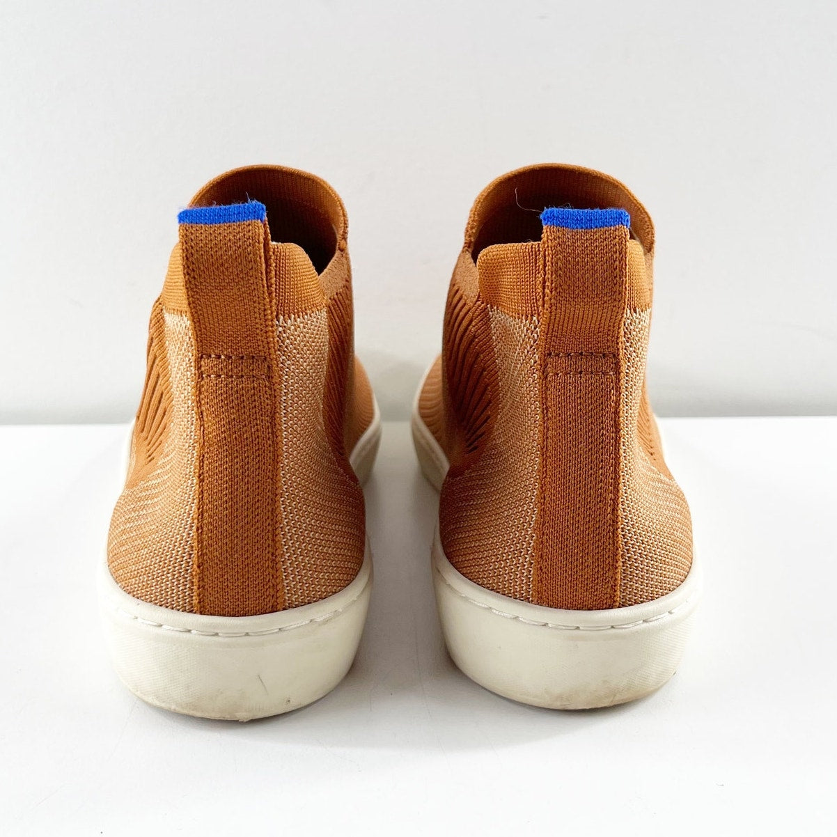 Rothy's Chelsea Pull On Bootie Sneakers Fawn Brown 8.5