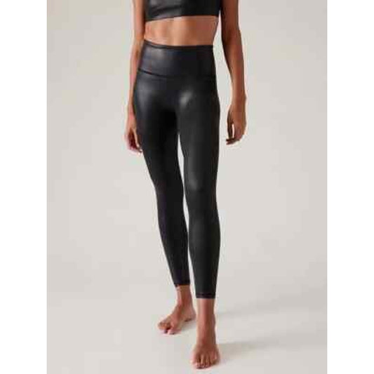 Athleta Elation Ultra High Rise Leggings in Shimmer Black Small