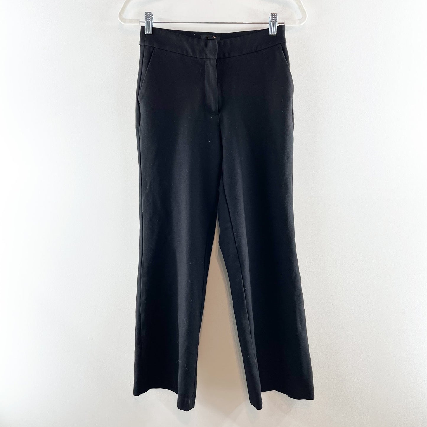 Quince Ultra-Stretch Ponte Bootcut Pants Black 2