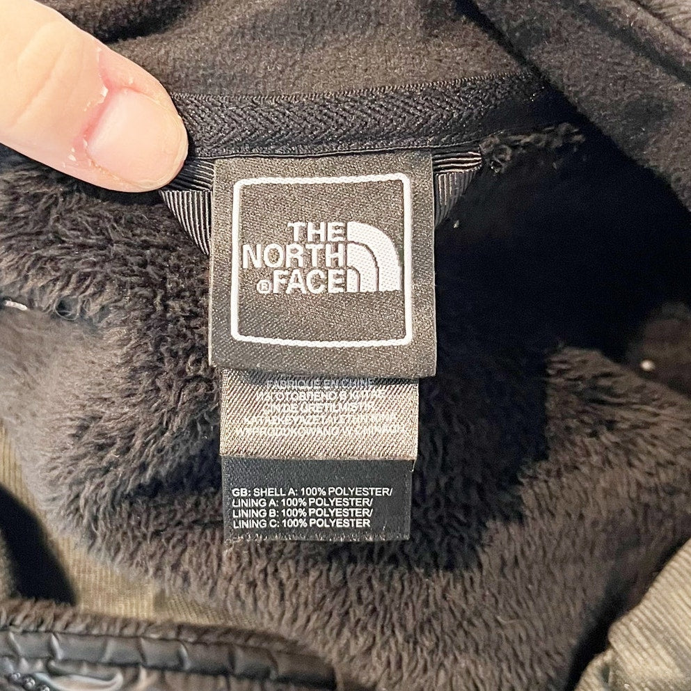 The North Face Osito Full Zip Fleece Fuzzy Jacket Black Large