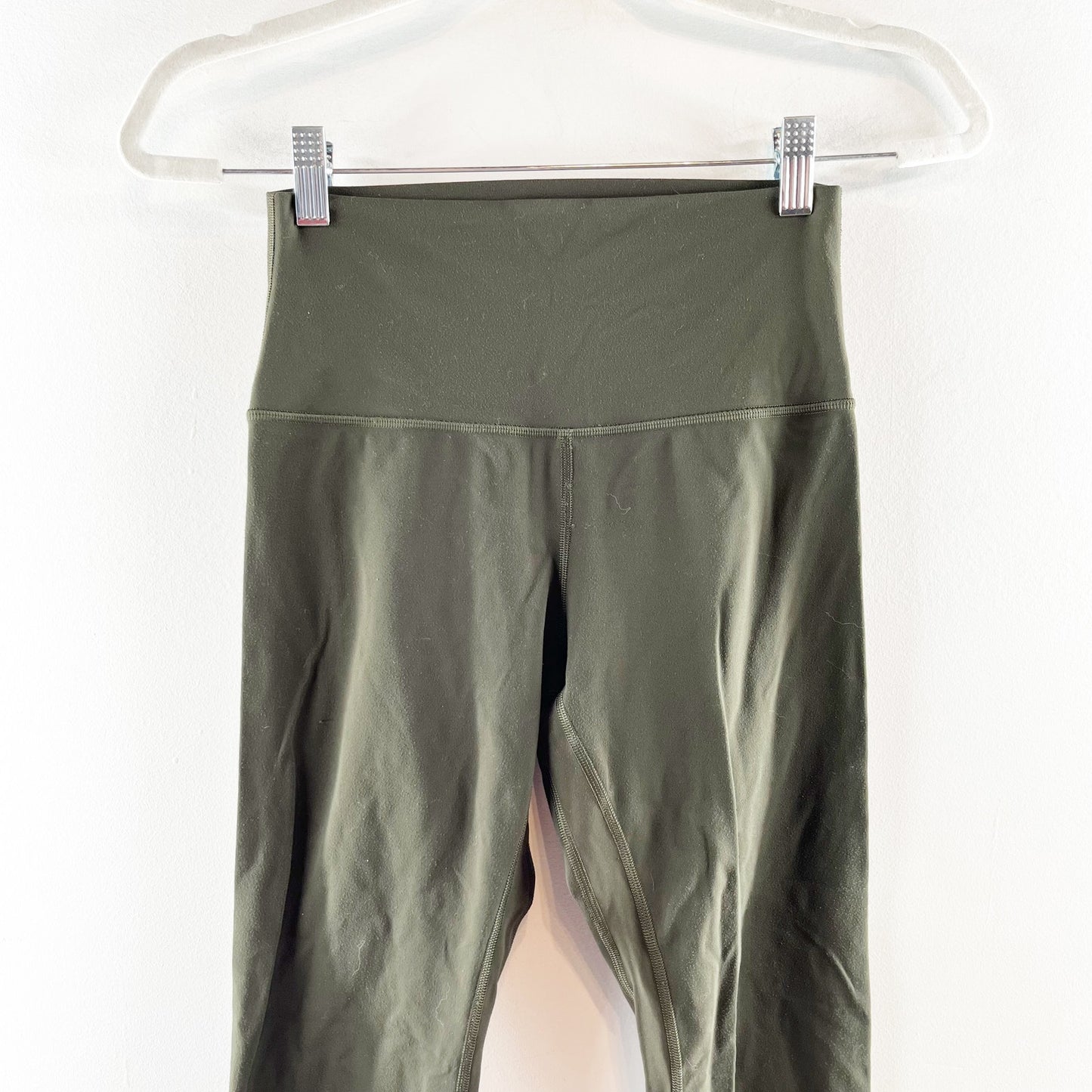 Lululemon Align Pull On High Waisted Yoga Leggings Pants II Fatigue Green 6