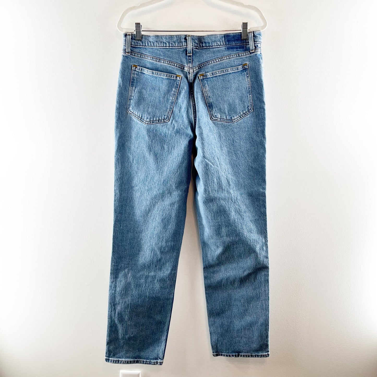 Abercrombie & Fitch Ultra High Rise 90s Straight Denim Jeans Medium Wash 31 / 12