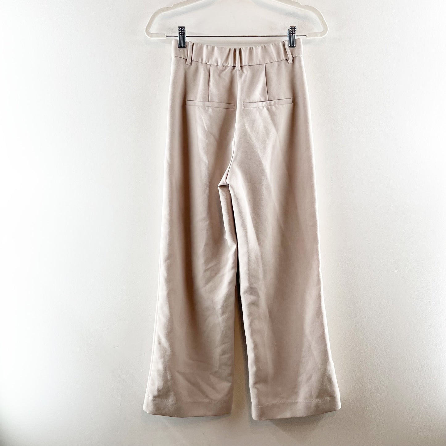Abercrombie & Fitch Sloane High Rise Tailored Trouser Pants Khaki Tan 2 Petite