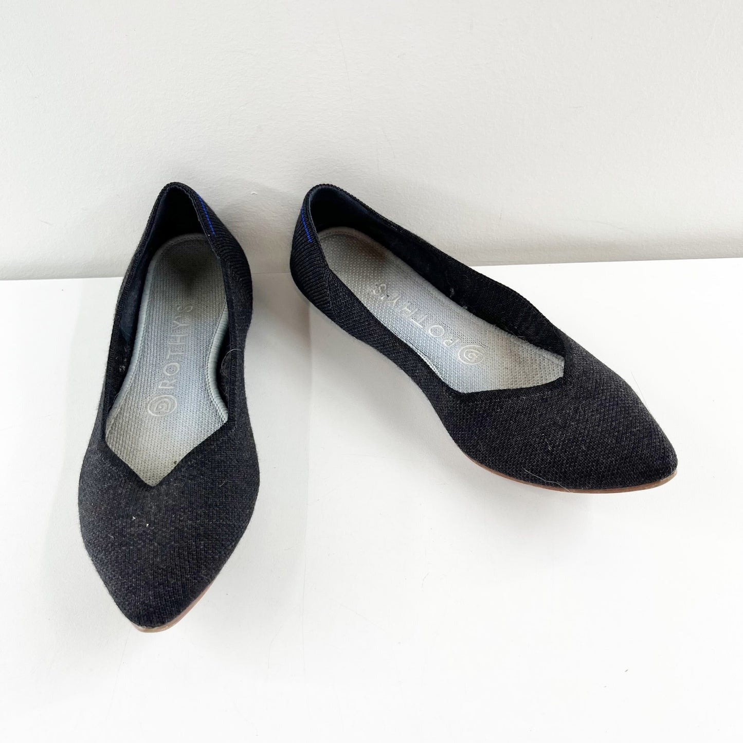 Rothy's The Point Ballet Knit Flats Gray 7