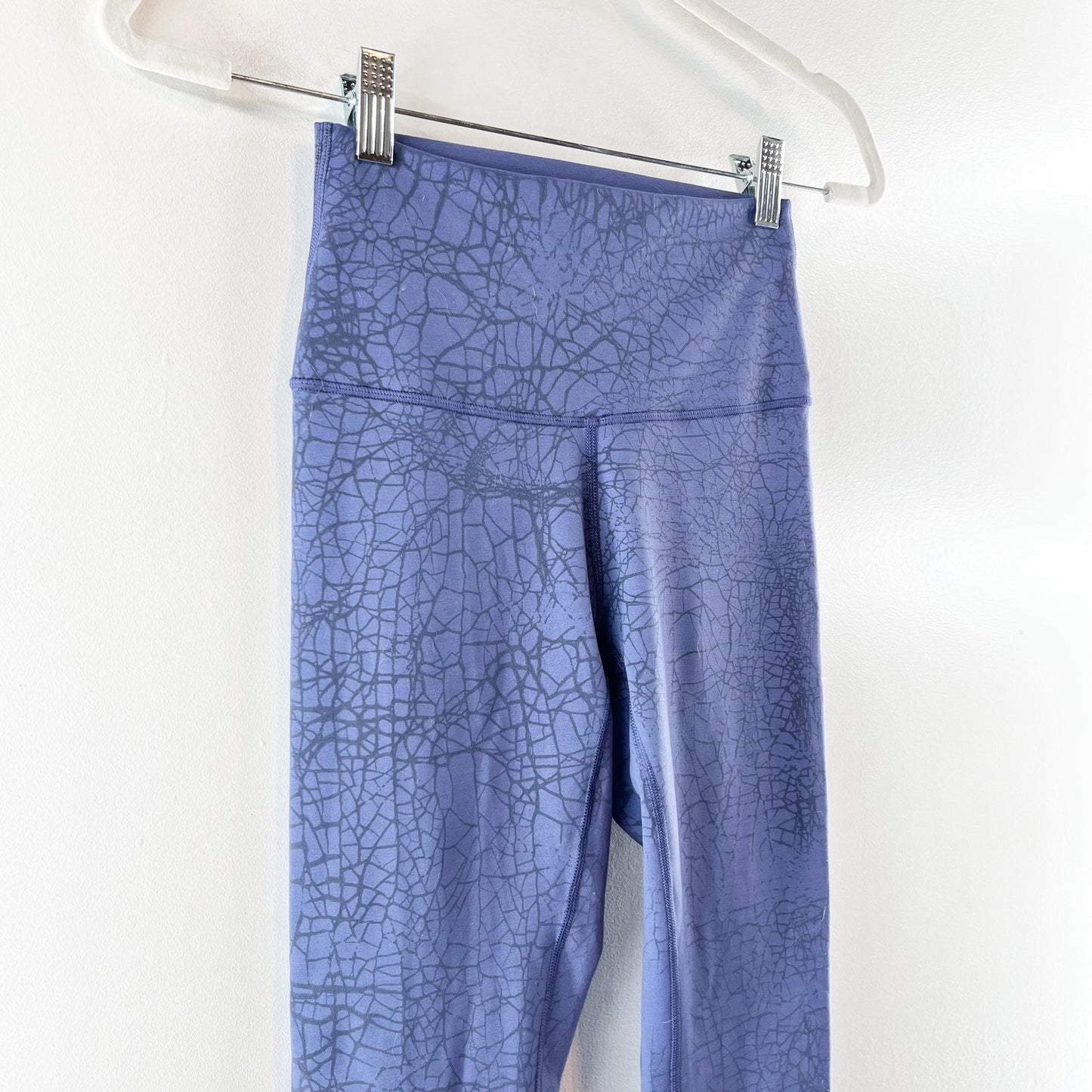 Lululemon Wunder Train High-Rise Tight 25" Thread Dye Night Sea Black Blue 4