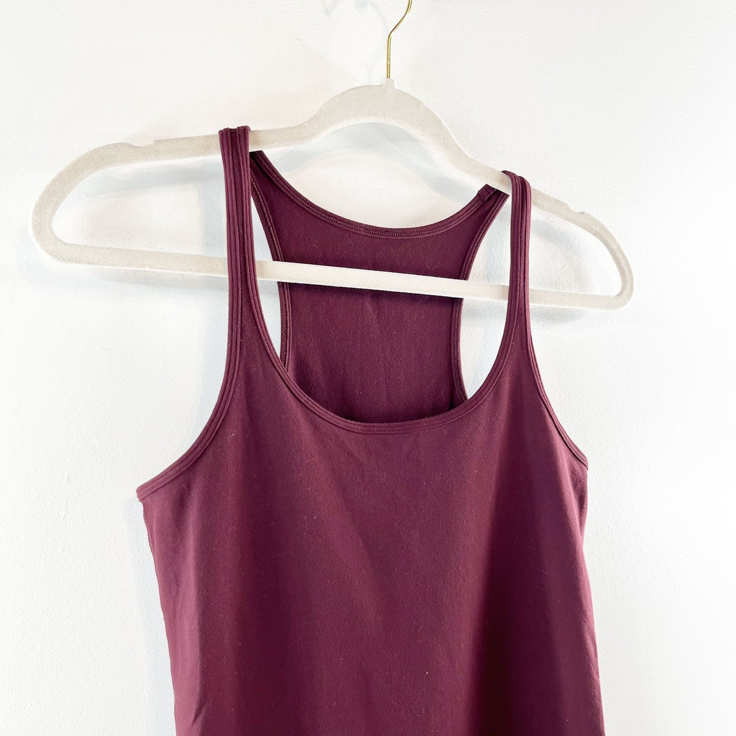 Lululemon Cool Racerback Tank Top Burgundy Maroon Small