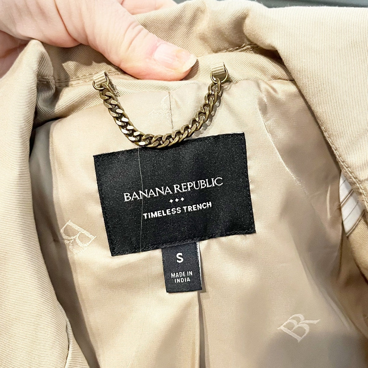 Banana Republic Timeless Trench Coat In Maverick Tan Small