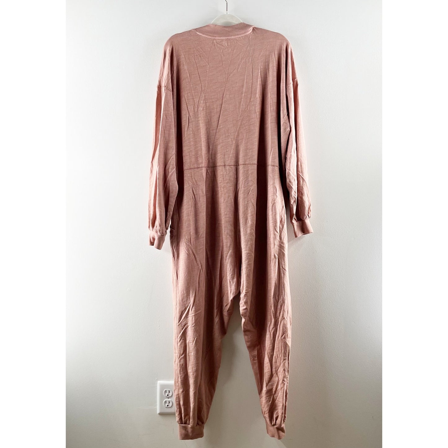 Free People Movement Just Because V-Neck Oversized Jumpsuit Summer Sparrow Small