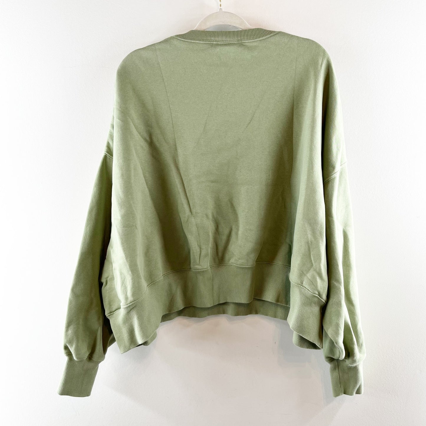 Nike Sportswear Phoenix Fleece Over-Oversized Crew-Neck Sweatshirt Oil Green XL