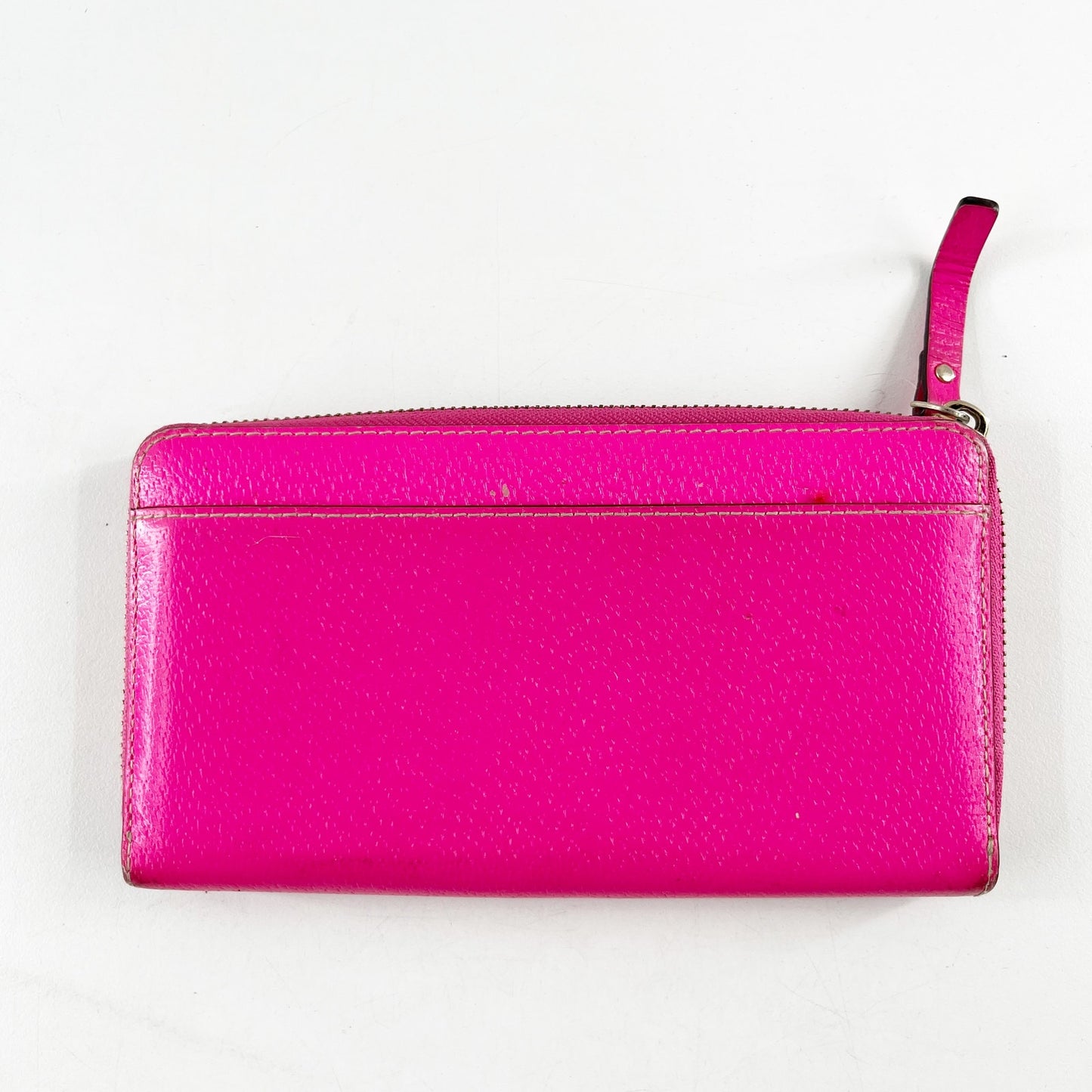 Kate Spade Wellsley Zip Around Leather Wallet Hot Pink