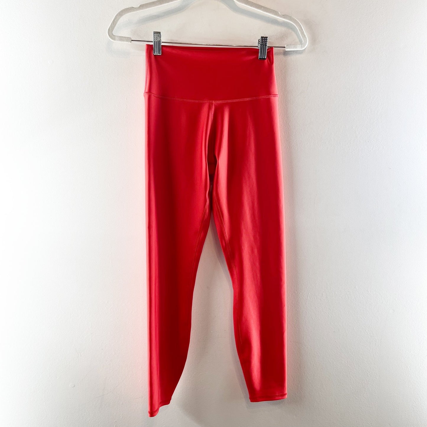 Alo Yoga Airlift 7/8 High Waisted Leggings Pants Bright Red Small