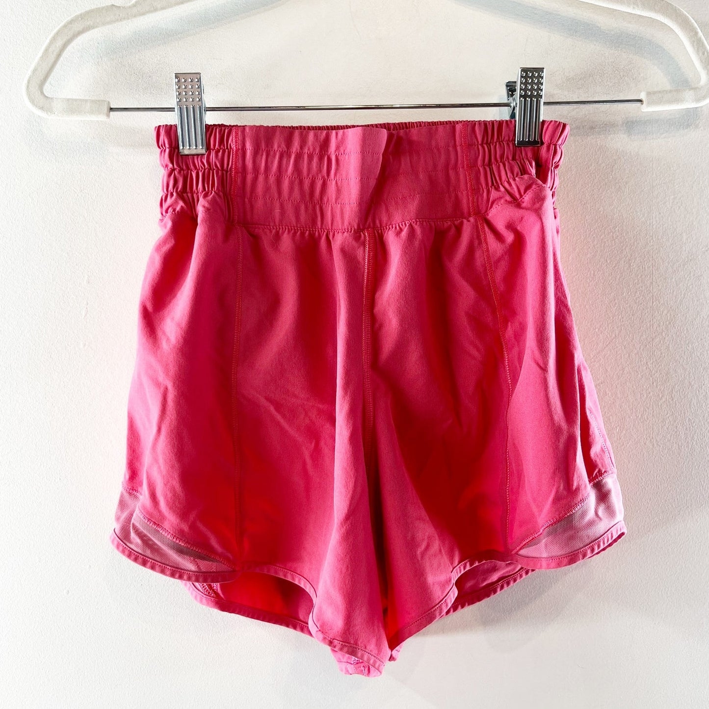 Lululemon Athletica Hotty Hot High-Rise Lined Short 4" Glaze Pink 2