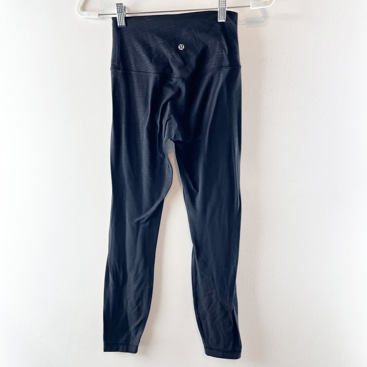 Lululemon Align Pant II Leggings 25" Stride Emboss Black 4