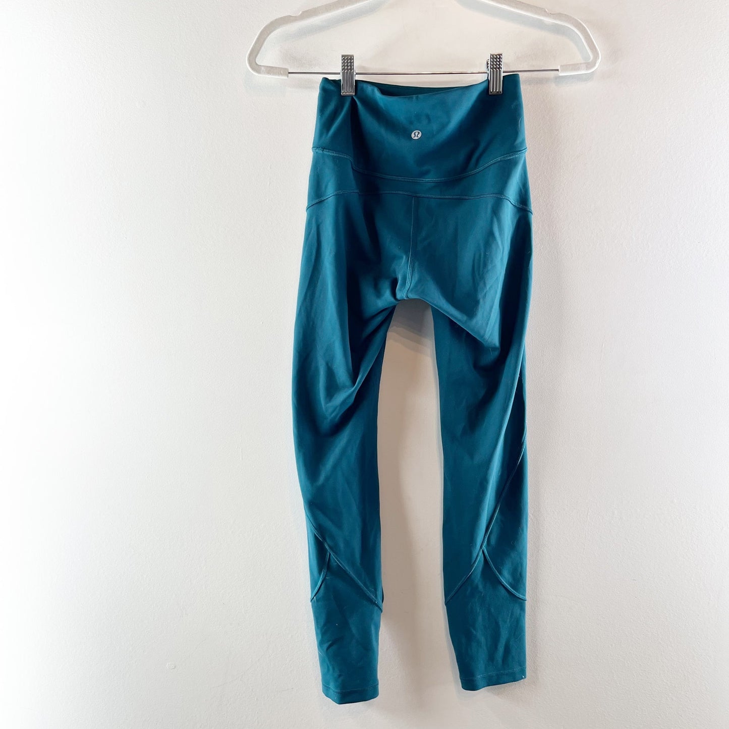 Lululemon In Movement Tight Leggings 25" *Everlux Bermuda Teal Green 4