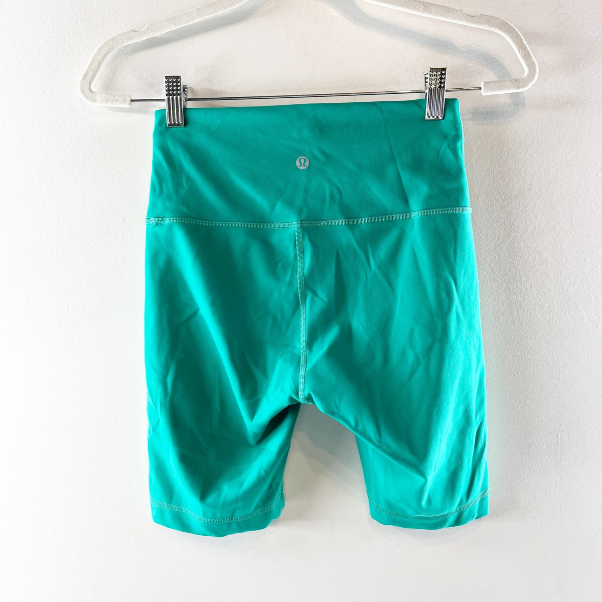 Lululemon Wunder Train Pull On High Rise Running Short 8" Maldives Green 6