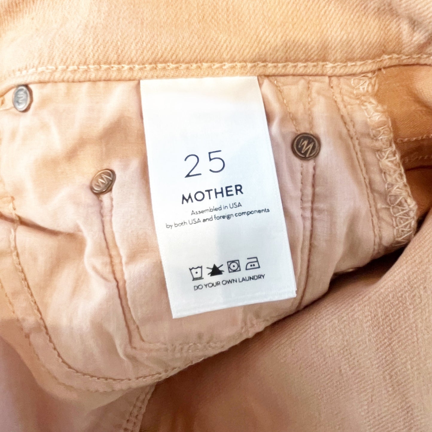 Mother The Tripper High Rise Ankle Straight Fray Hem Jeans Play Date Toasted Nut