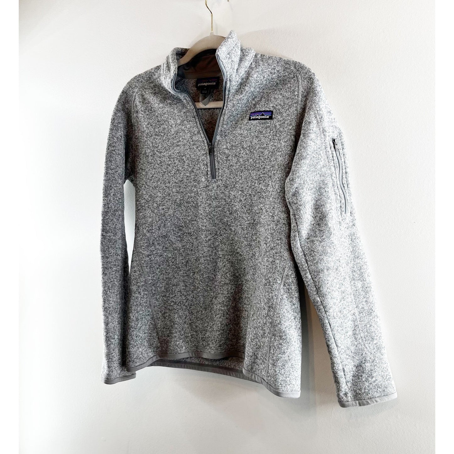 Patagonia Better Sweater 1/4 Zip Fleece Pullover Jacket Gray Medium