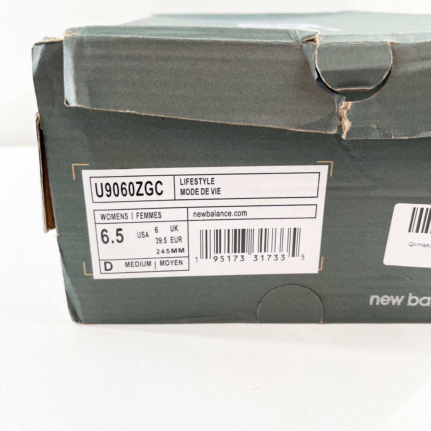 New Balance 9060 Chunky Trainer Sneakers Bone Sparrow 6.5 Women's