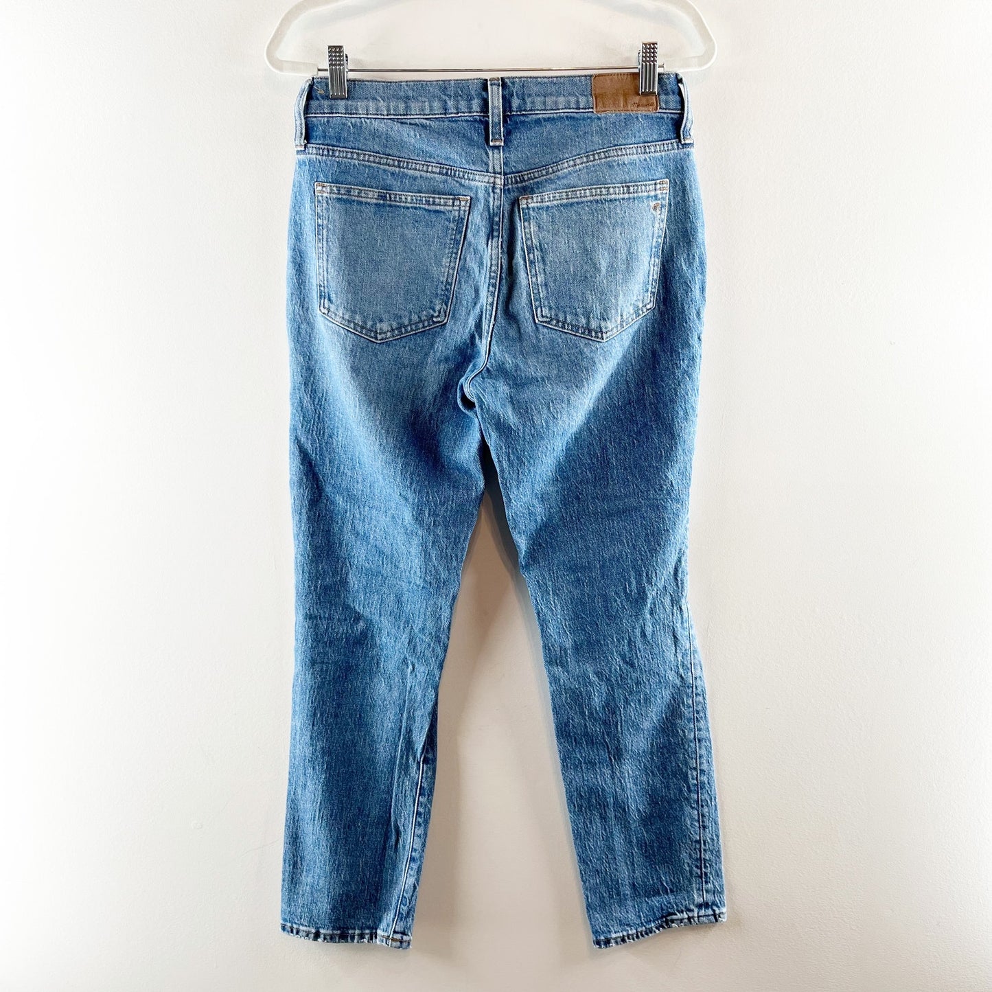 Madewell The Mid Rise Perfect Vintage Mom Ankle Jeans Blue 27