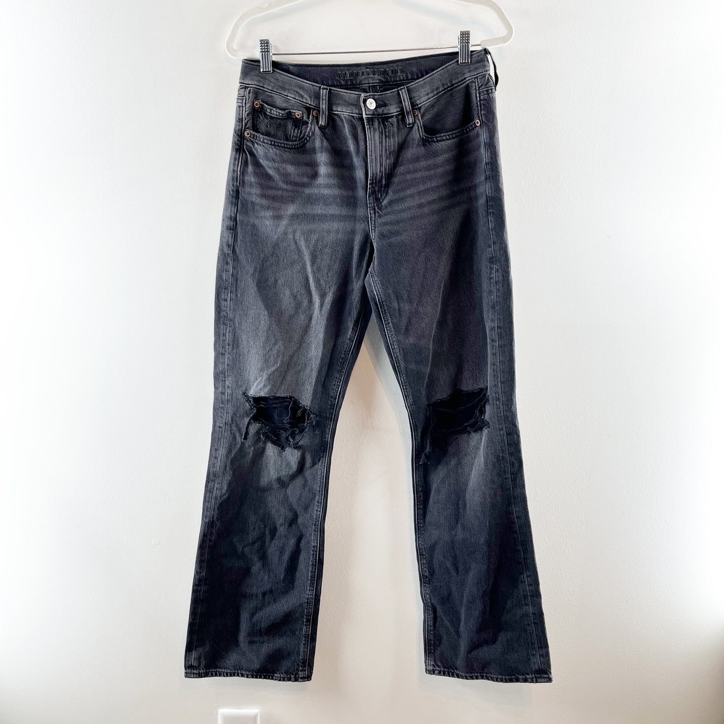 American Eagle High Waisted 90s Bootcut Jeans Black 8