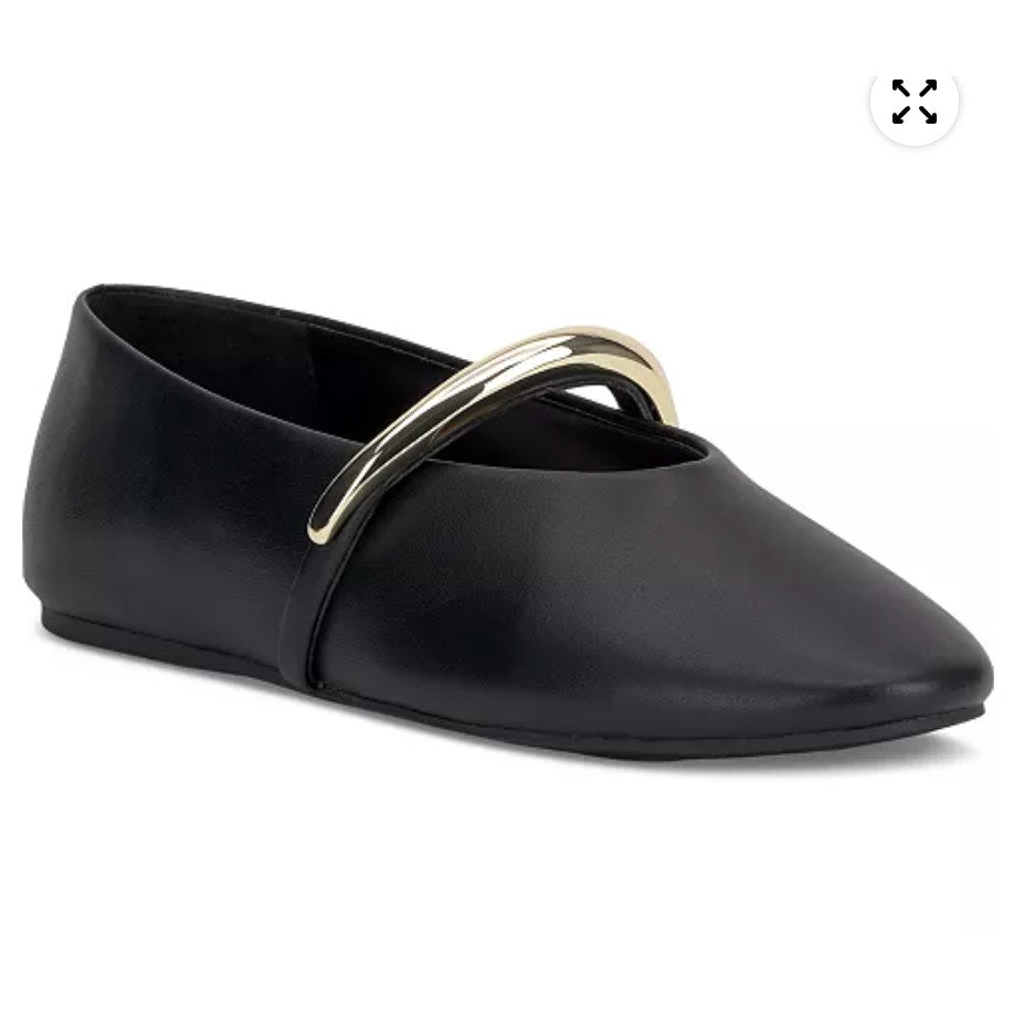INC Rahmi Mary Jane Ballet Flats Black 10