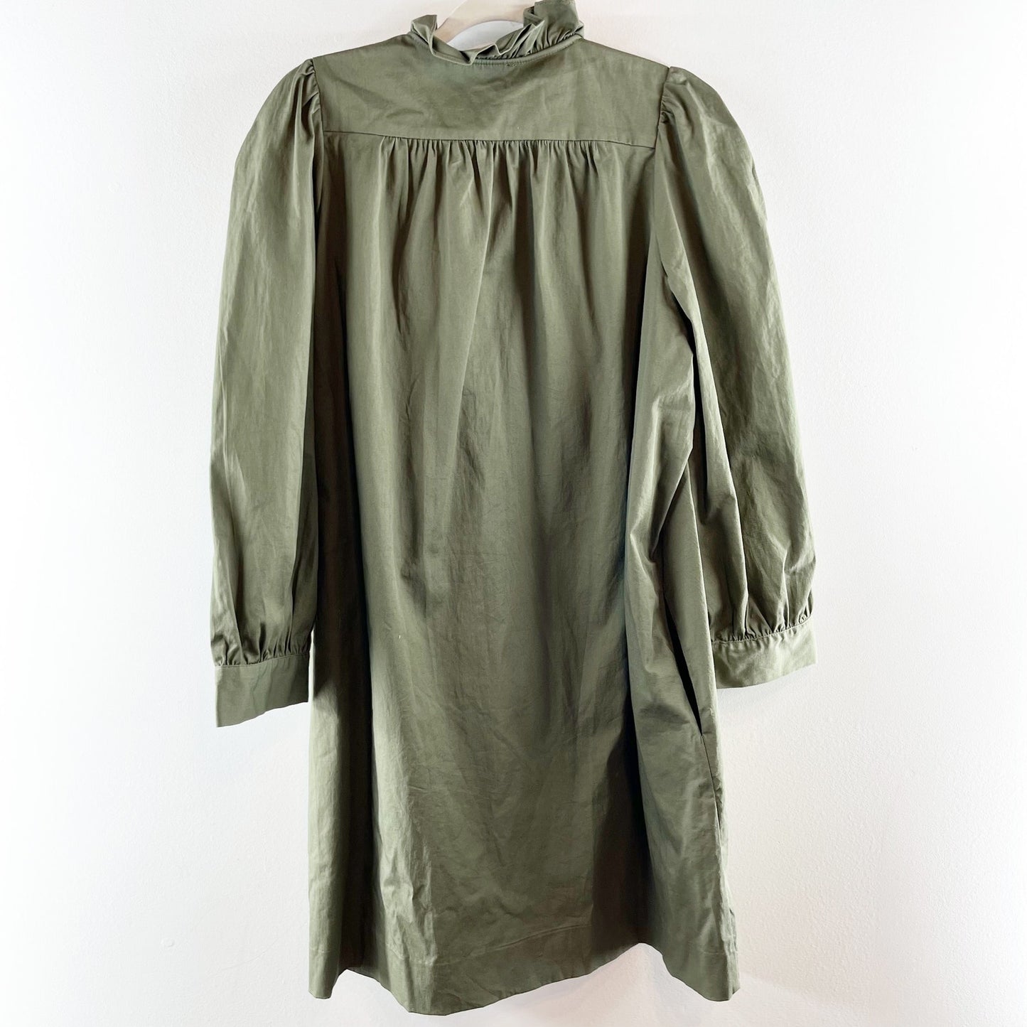 Pomander Place Tuckernuck Claiborne Long Sleeve Tunic Mini Dress Green XL